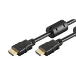 POWERTECH καλώδιο HDMI 1.4 CAB-H086, CCS, Gold Plug, 30AWG, μαύρο, 1m