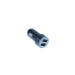 MediaRange Φορτιστής αυτοκινήτου 3.4A Dual USB output (Μαύρο/Ασημί)