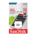 SanDisk Ultra microSDHC 16GB 80MB/s Cl. 10 (SDSQUNS-016G-GN3MN)