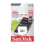 SanDisk Ultra microSDXC 64GB 80MB/s Cl. 10 (SDSQUNS-064G-GN3MN)