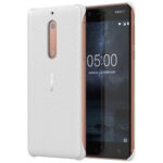 Nokia Carbon Fibre Design Case CC-803 for Nokia 5 Pearl White (CC-803W)