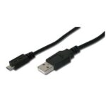 PremiumCord USB to Micro USB Connection Cable 3 m, USB A Male to Micro B Male, USB 2.0 High Speed Data | Μαύρο