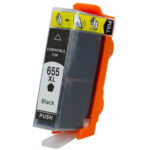 Compatible Inkjet Cartr. HP No 655XL Black 14ml | HP Deskjet 3525, 4525, 4615, 4625, 5520, 5525, 6525