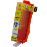 Compatible Inkjet Cartr. HP No 655XL Yellow 14ml | HP Deskjet 3525, 4525, 4615, 4625, 5520, 5525, 6525
