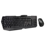 POWERTECH set ποντίκι & πληκτρολόγιο PT-696, ασύρματα, 1600dpi, μαύρο