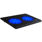 POWERTECH Βάση & ψύξη laptop PT-738 έως 15.6", 2x 125mm fan, LED, μαύρο