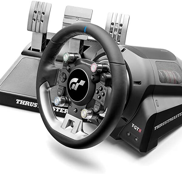 Thrustmaster T-GT II, ​​Racing Wheel with 3 Pedal Set, PS5, PS4, PC, Real Time Force Feedback 1