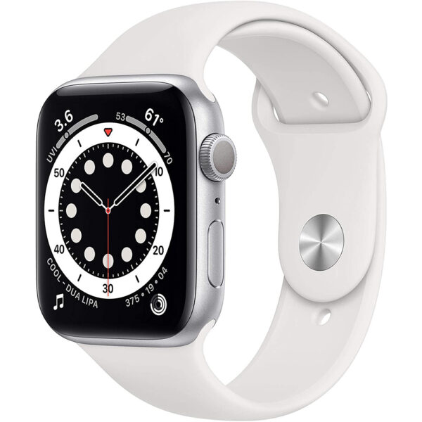 Apple Watch Series 6 Silver Sport Band_1