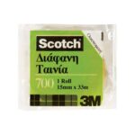Τανία Γενικής Χρήσης 3M Scotch Crystal 15 mm x 33 m (Διάφανη)