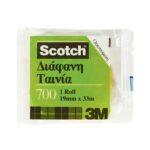 Ταινία Γενικής Χρήσης 3M Scotch Crystal 19 mm x 33 m (Διάφανη)