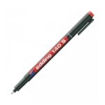 Μαρκαδόρος Ανεξίτηλος Διαφανειών EDDING 140/S 0.3 mm (Κόκκινο)