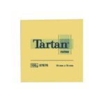 Αυτοκόλλητα Χαρτάκια 3M Tartan 76 x 76 mm (Κίτρινα) (100 Φύλλα)