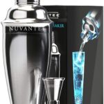 Nuvantee Cocktailshaker Set - Premium Κοκτειλ Σετ με διπλή μεζούρα - Βιβλίο με συνταγές - 0,7L Cocktail Shaker - Martinishaker