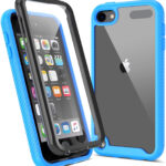 ULAK iPod Case - Blue | iPod Touch 5/6/7 Generation | Προστατευτική θήκη, 360 μοιρών με μαλακή σιλικόνη σε μπλε χρώμα