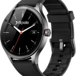 Fitpolo - Black | Smartwatch 1.57'' HD Smart Watch για άνδρες και γυναίκες, με λειτουργία τηλεφώνου, Fitness Tracker, παρακολούθηση ύπνου και καρδιακού ρυθμού, 120+ Sport, 3ATM αδιάβροχη, συμβατή με Samsung/Android/iOS, με 2 λουράκια
